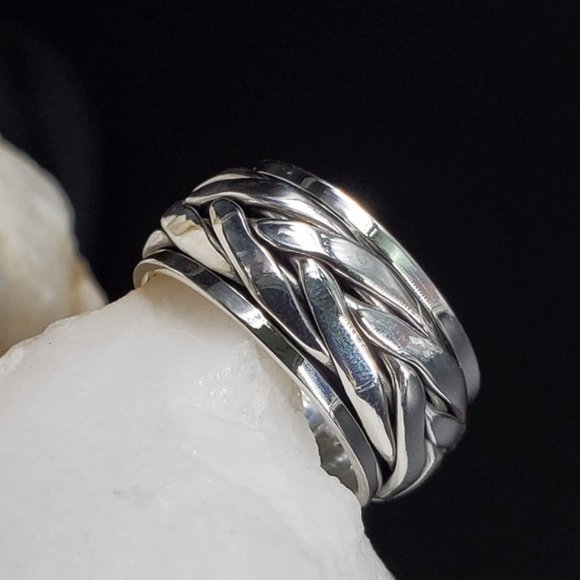 GG Unique Jewelry Jewelry - 'PIXI' Solid Sterling Silver 925 Designer Ring